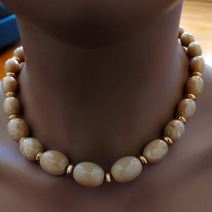 SALE: 5 for $25 – Distinctive Pre-Owned Marble-Design Beaded Necklace